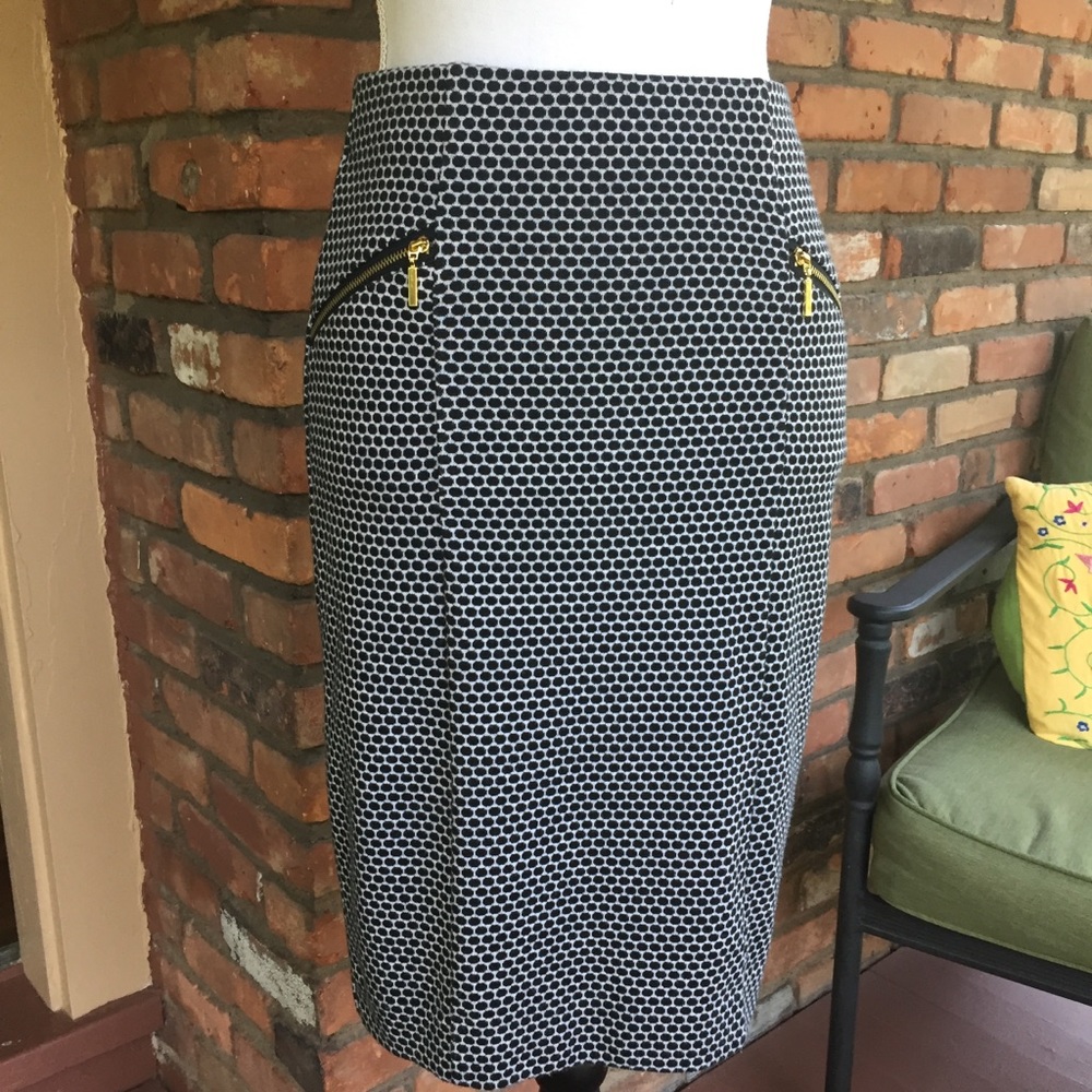 ALFANI Zipper Pencil Skirt